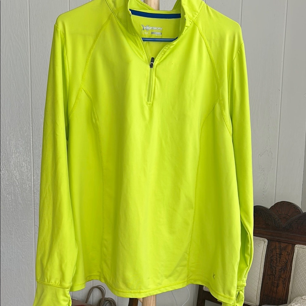 Xersion Yellow Long Sleeve Performance Tee